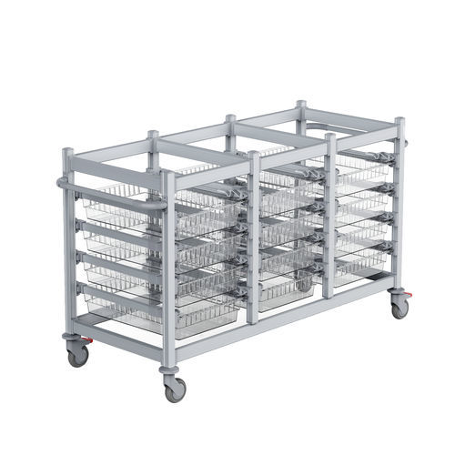 Carro de hospital - T4010-3 - Topmodul - para quirófano / de laboratorio / de uso general