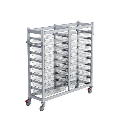 Carro médico - T6015-2 - Topmodul - de transferencia / multifunción / de almacenamiento