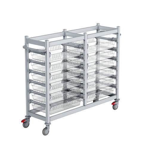 Carro médico - T6012-2 - Topmodul - de uso general / para transporte / multifunción