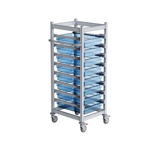 Carro de hospital - T4015-1 - Topmodul - de uso general / para consumibles / para transporte