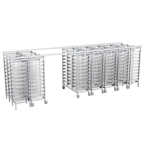 Estantería modular - Topmodul - de farmacia / para contenedores / de esterilización