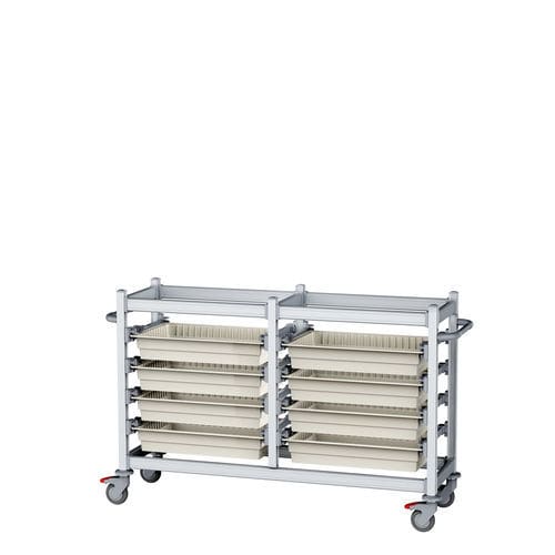 Carro de hospital - T6010-2 - Topmodul - de uso general / multifunción / de almacenamiento