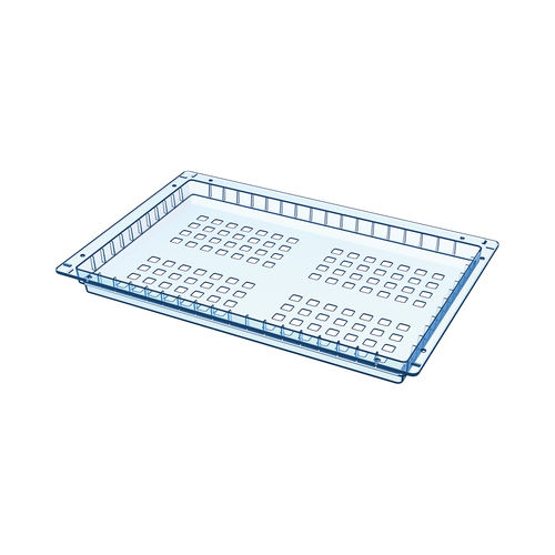 Bandeja médica - T604005CH - Topmodul - de laboratorio / para almacenamiento / para carro