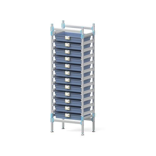 Estantería modular - TDAS60-2 - Topmodul - para cestas / de aluminio