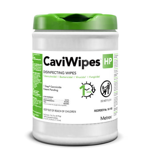 Toallita limpiadora para suelos y superficies - CaviWipes™ HP - Metrex - lote de 160 / lote de 65