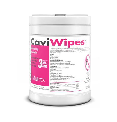 Toallita limpiadora para suelos y superficies - CaviWipes™ - Metrex - lote de 50 / lote de 160 / lote de 65