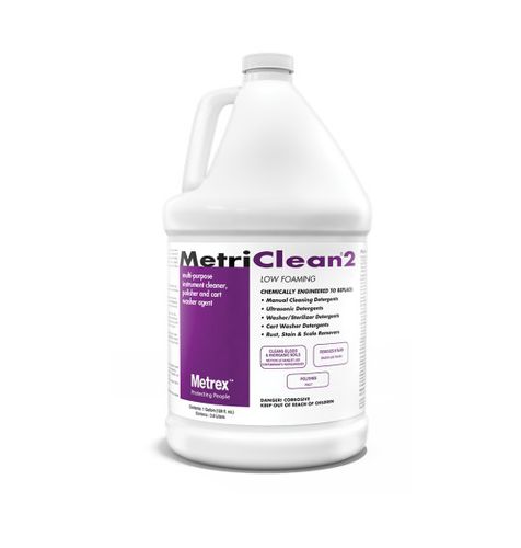 Detergente espumante - MetriClean2™ - Metrex - alcalino / líquido / 4500 ml