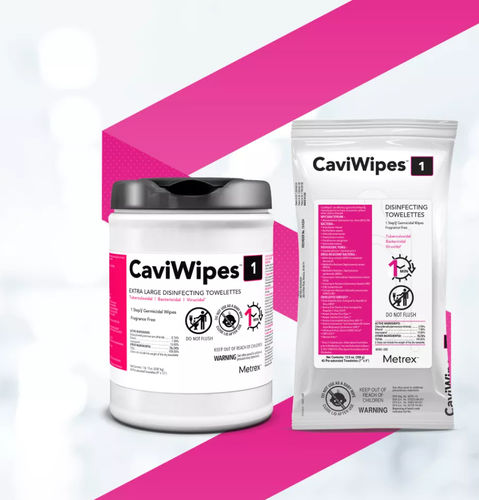 Toallita limpiadora para suelos y superficies - CaviWipes1™ - Metrex - lote de 160 / lote de 65 / lote de 45