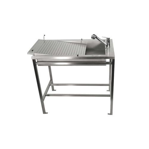 Plataforma de trabajo para clínica veterinaria - TA170050 - Vetinox - para laboratorio dental / con fregadero