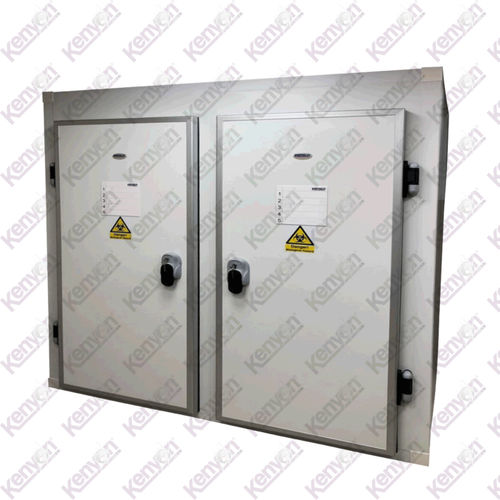 Cámara mortuoria para camillas mortuorias - KBC series - Mortuaryequipment.net - para varios cuerpos / de carga frontal / con 2 puertas