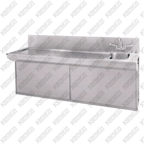 Mesa de autopsia de laboratorio de histopatología - Mortuaryequipment.net - de disección / fija / rectangular