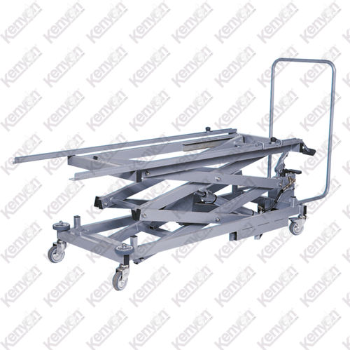 Carro para traslado de cadáveres de elevación - Mortuaryequipment.net - de transporte / hidráulico / de acero inoxidable