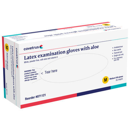 Guante de látex - 14035348  - Covetrus - de reconocimiento / sin polvo / XL