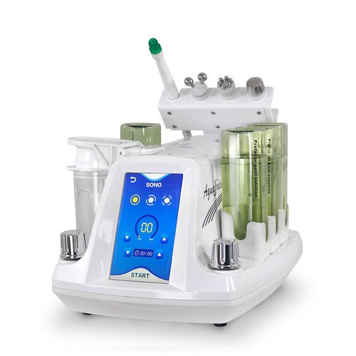 Unidad de rejuvenecimiento cutáneo con RF - Original Korea Profacial 4 handle - Miramhoo Aesthetics - unidad de microdermoabrasión / unidad de peeling por ultrasonidos / unidad de needling e infusión de oxígeno