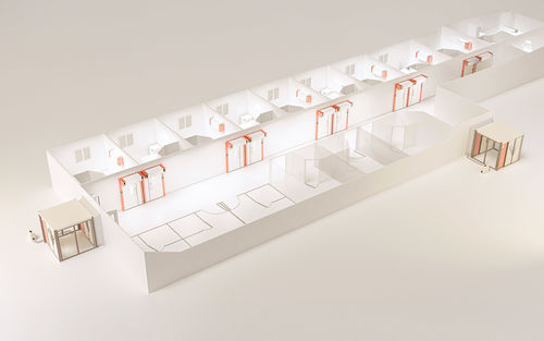 Sala blanca para centro sanitario - Aspida - para habitación para cuidados intensivos / para el sector médico / para enfermermedades infecciosas