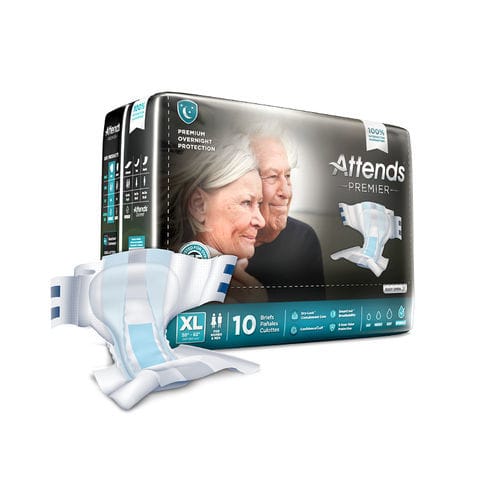 Pañal para adulto - ALI-BR series - Attends - transpirable / caja de 14 / caja de 10 unidades