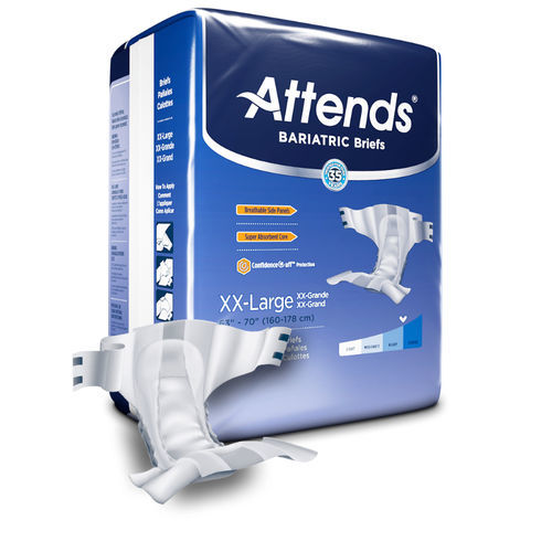 Pañal para adulto - DD series - Attends - transpirable / caja de 8 unidades / caja de 12 unidades