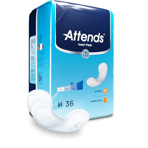 Compresa higiénica para adulto - IP0400A - Attends - transpirable / caja de 36 unidades