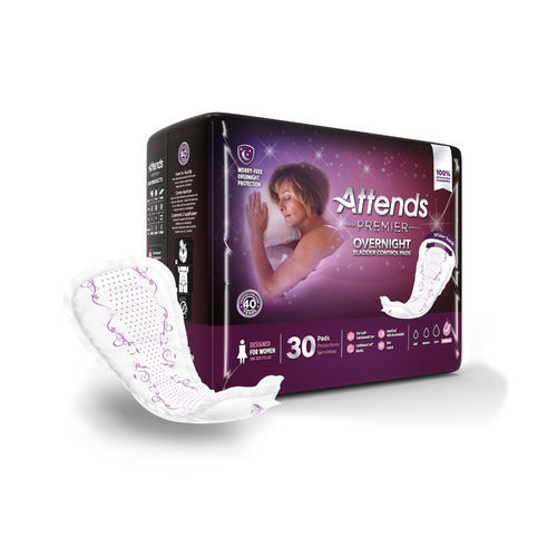 Compresa higiénica para mujer - ALI-ONBCP - Attends - transpirable / caja de 30 unidades