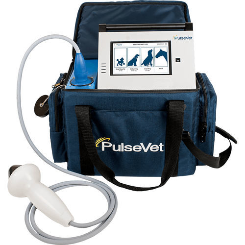 Generador de ondas de choque extracorpóreas para tratamientos ortopédicos - PulseVet - Zomedica - en carro / veterinario