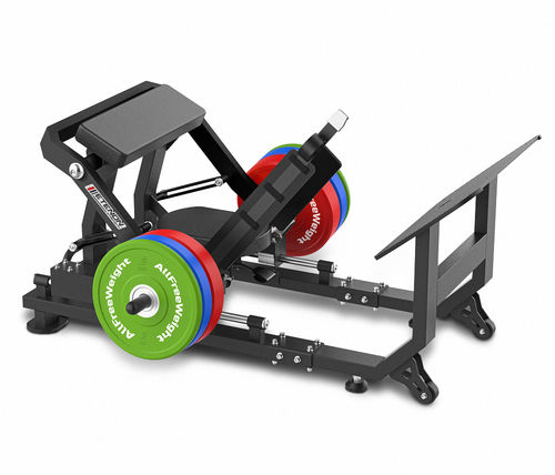 Máquina de musculación hip thrust - PL1025 - Etenon Fitness - con pesos libres