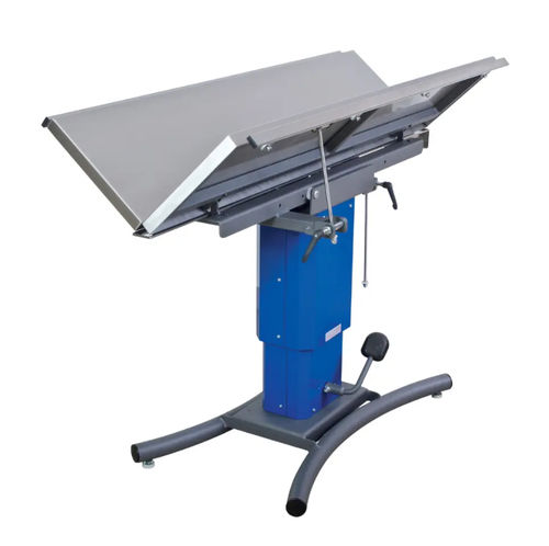 Mesa de operaciones veterinarias eléctrica - Fusion V - Infinium Veterinary - hidráulica / para animales grandes / para animales de compañía