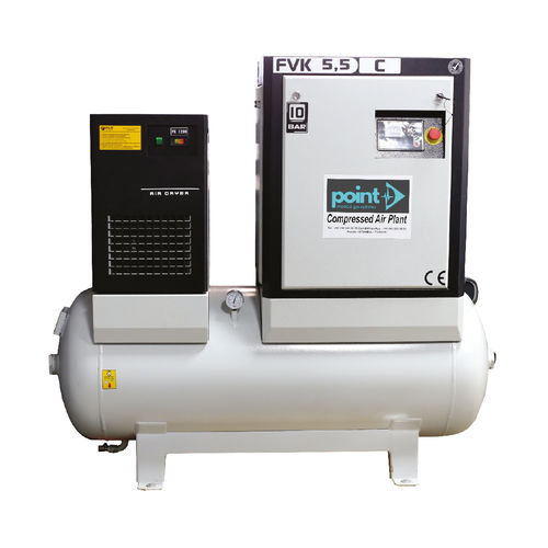 Compresor de aire médico - PNT-HS-S-X - Point Medical Gas Systems - de tornillo / modular / estacionario