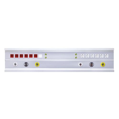 Unidad médica de cabecera de pared - PNT-YO-YA-CK-L - Point Medical Gas Systems - horizontal / para unidad de cuidados intensivos / para habitación de pacientes