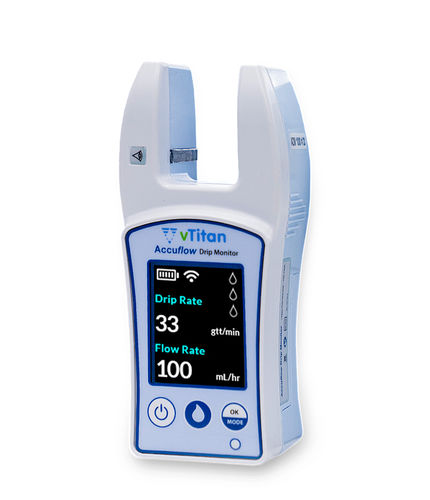 Sistema de monitorización de bombas de infusión - Accuflow®  - vTitan Corporation - de caudal / médico / inalámbrico