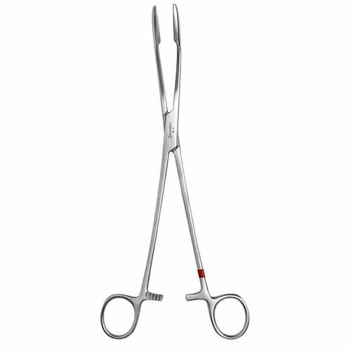 Pinza quirúrgica - 360024-3 - Fuhrmann - desechable / dentada / curva