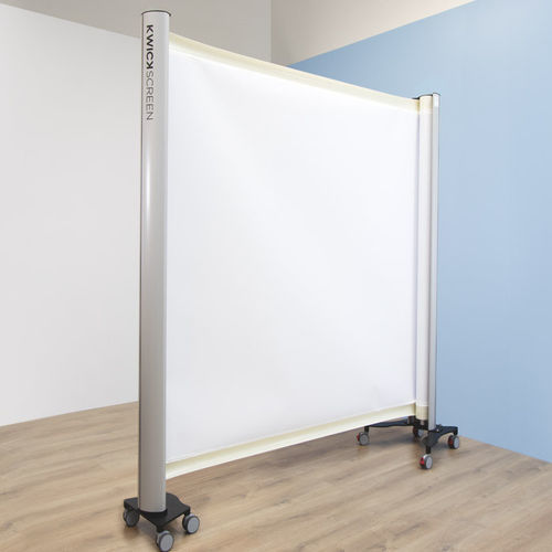 Biombo médico móvil - Pro - Aspire - portátil / retráctil / 1 panel