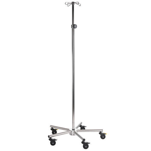 Portasueros con ruedas - SIMPO-CARE Maxi - SIMPEX - 4 ganchos / de acero inoxidable / de altura variable