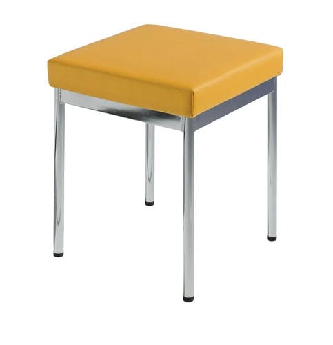 Taburete para centro sanitario - RONDO TOP - SIMPEX - negro / azul / gris