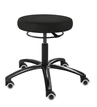 Taburete para centro sanitario - SELLA-MED Laudatio Black Edition - SIMPEX - de altura variable / giratorio / con ruedas