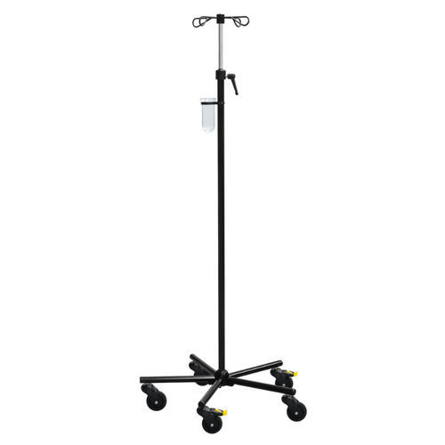 Portasueros con ruedas - MEDI-CARE Black Edition - SIMPEX - 2 ganchos / para cama / para bomba de jeringa