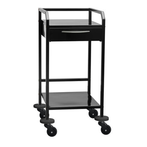 Mesa de centro para sala de espera - HYGIEN-O-STAR Black Edition - SIMPEX - cuadrada / para humanos / funciones