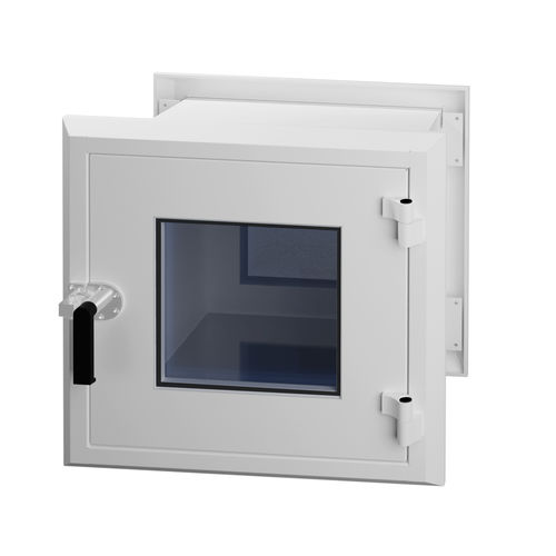 Cámara de transferencia para sala blanca - Ensolma - de pared / para quirófanos / a medida