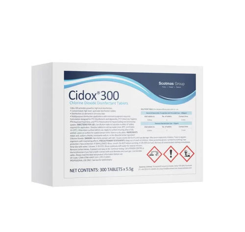 Desinfectante para suelos y superficies - Cidox® - Scotmas Group - polvo / a base de cloro