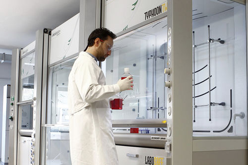 Campana de aspiración química - Typhoon Twin - Labosystem - de laboratorio / de pie