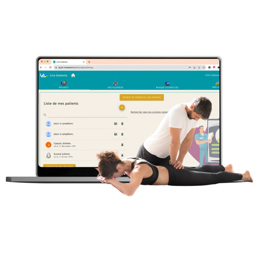 Software de gestión - Live Anatomy - de visualización 3D / médico / para rehabilitación