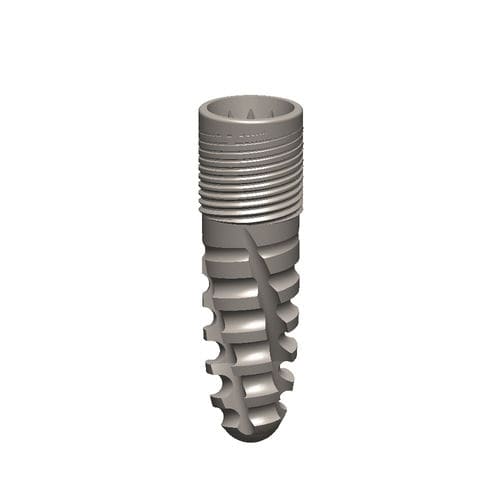 Implante dental cilíndrico - Slender - Dental Evolutions, Inc - de titanio / interno / estrecho