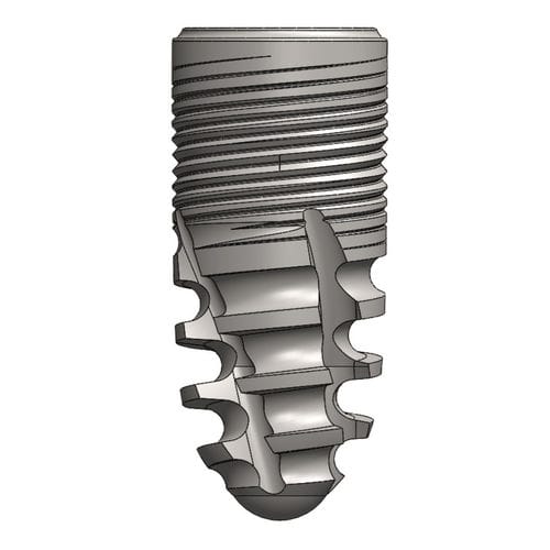 Implante dental cónico - IB3508 - Dental Evolutions, Inc - de titanio / interno / corto