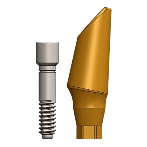 Pilar para implante de titanio - Dental Evolutions, Inc - interno / recto / en ángulo