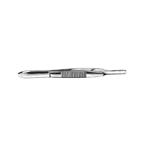 Micropinza para oftalmología - 5037100 - HK Medical Instruments - para prensión de tejidos / curva / de acero inoxidable