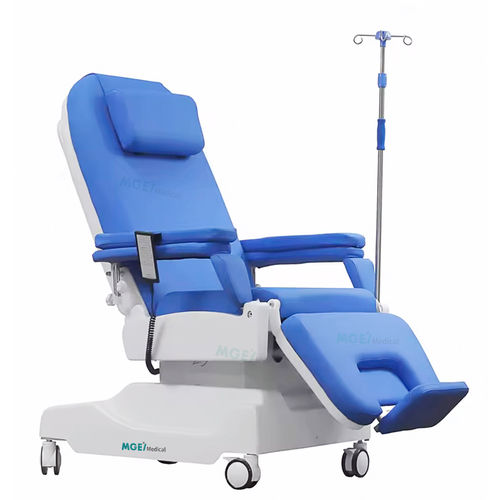 Sillón para tratamiento eléctrico - MGE-CWE8 - Medige International Industries - de 3 secciones / con reposapiernas / para quimioterapia