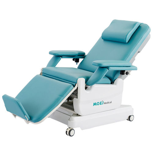 Sillón para extracción de sangre de 3 secciones - MGE-CW24 - Medige International Industries - con reposapiernas / ergonómico / para quimioterapia