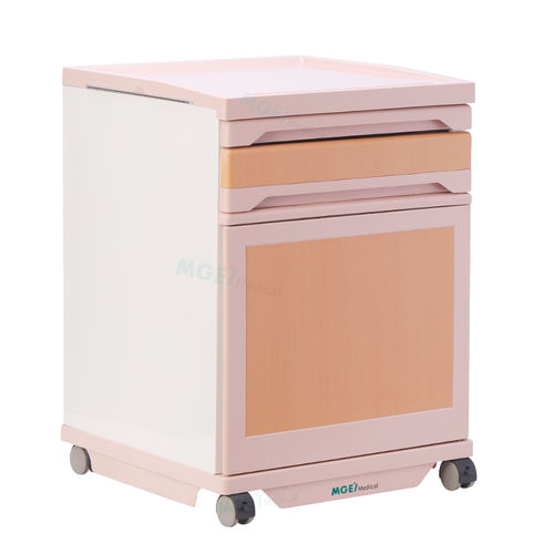 Mesa de cabecera con ruedas - TEG2B - Medige International Industries - con armario / con cajones