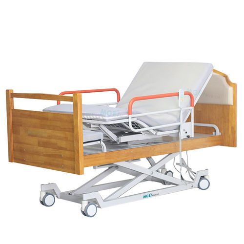 Cama médica - MGE-M21 - Medige International Industries - de larga estancia / eléctrica / de altura regulable