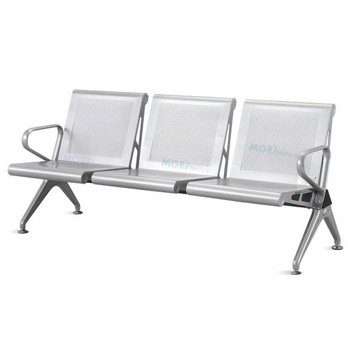 Silla para sala de espera - MGE-C-003 - Medige International Industries - con reposabrazos / 3 plazas