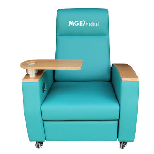 Sillón de descanso reclinable - MGE-CW19 - Medige International Industries - manual / con ruedas / de cuero